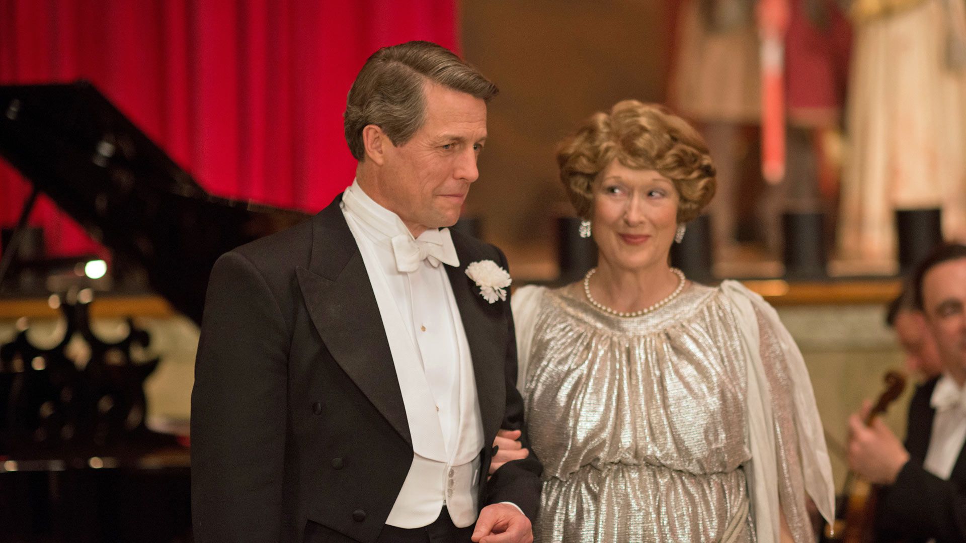 Hugh Grant and Meryl Streep in "Florence Foster Jenkins"