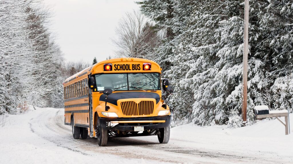 Who Saved the School Bus on the Icy Road?