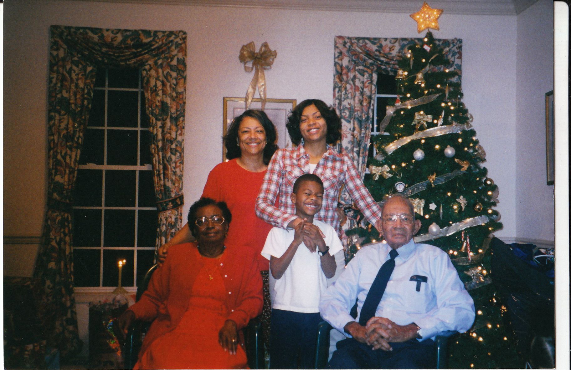 Taraji P. Henson with her family