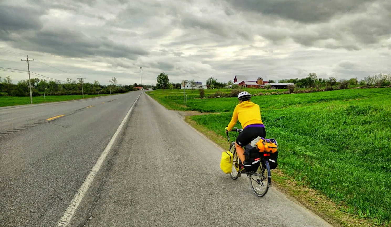 Deborah departs De Kalb Junction via U. S. Route 11