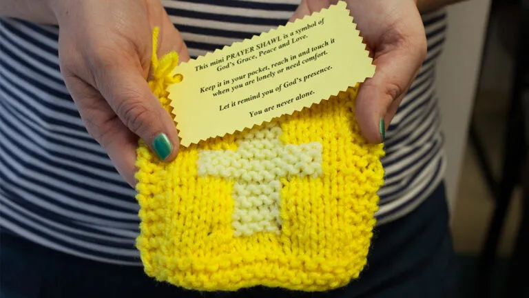 Doris Kuegler's mini-prayer shawl