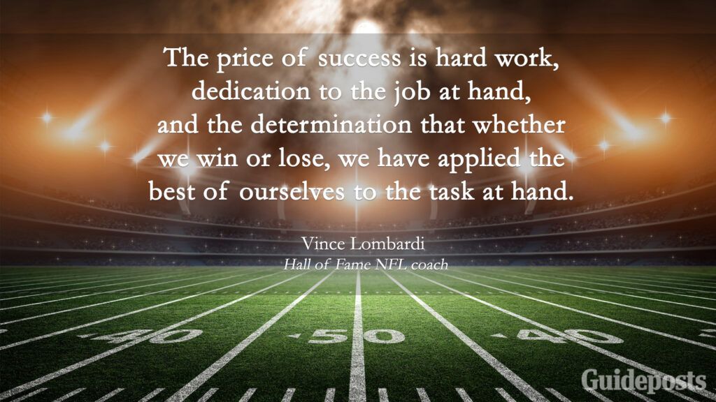 Inspiring Labor Day Quotes: The price of success is hard work, dedication to the job at hand, and the determination that whether we win or lose, we have applied the best of ourselves to the task at hand. Vince Lombardi Better Living Life advice