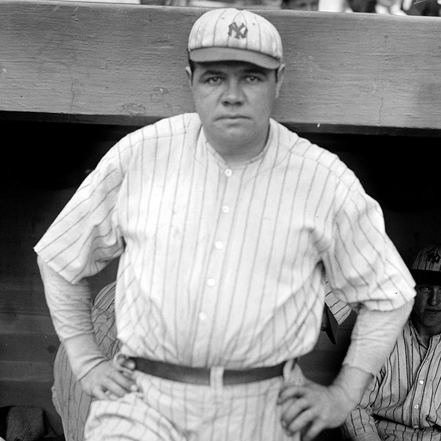 Baseball Hall-of-Famer Babe Ruth
