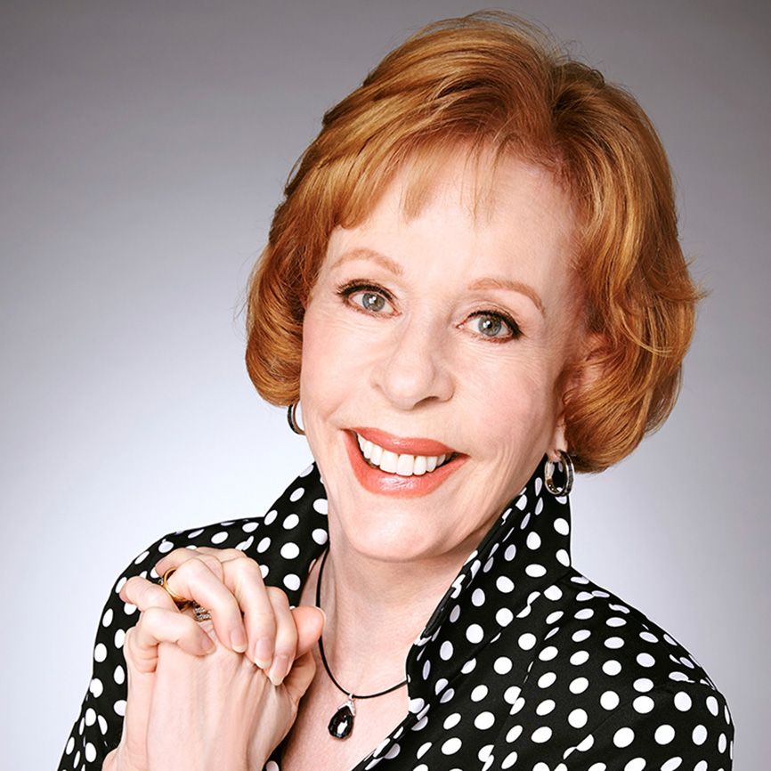 Actress, comedienne and author Carol Burnett
