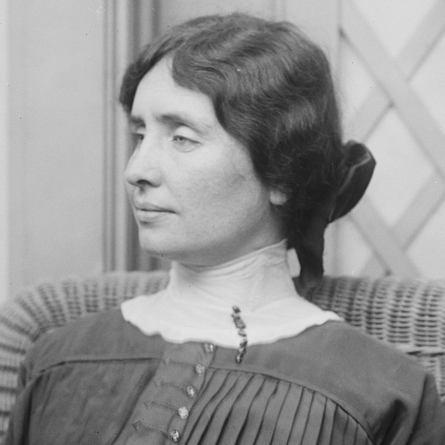 Author and humanitarian Helen Keller