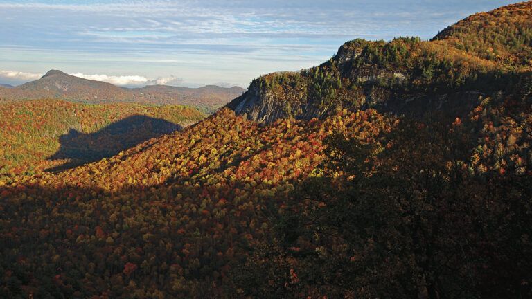 The Shadow of the Bear, Whiteside Mountain, Cashiers, North Carolina