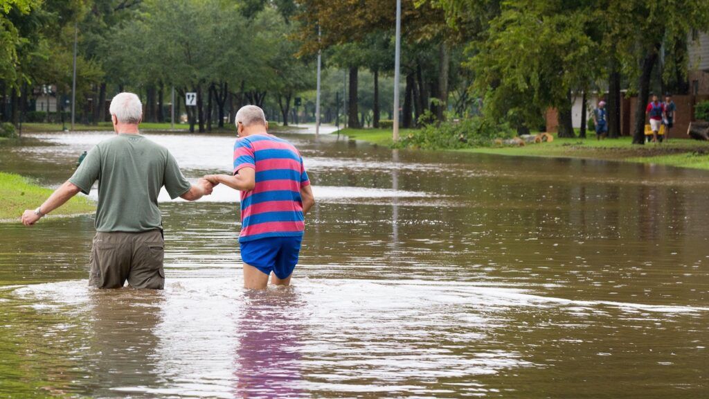 Helping someone after Hurricane Harvey
