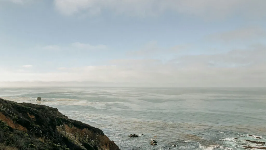 Royalty-free image: The ocean from a rocky beach; Getty Images