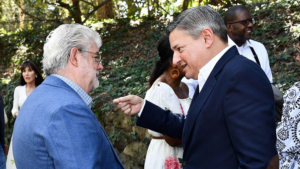George Lucas and Netflix Executive Ted Sarandos