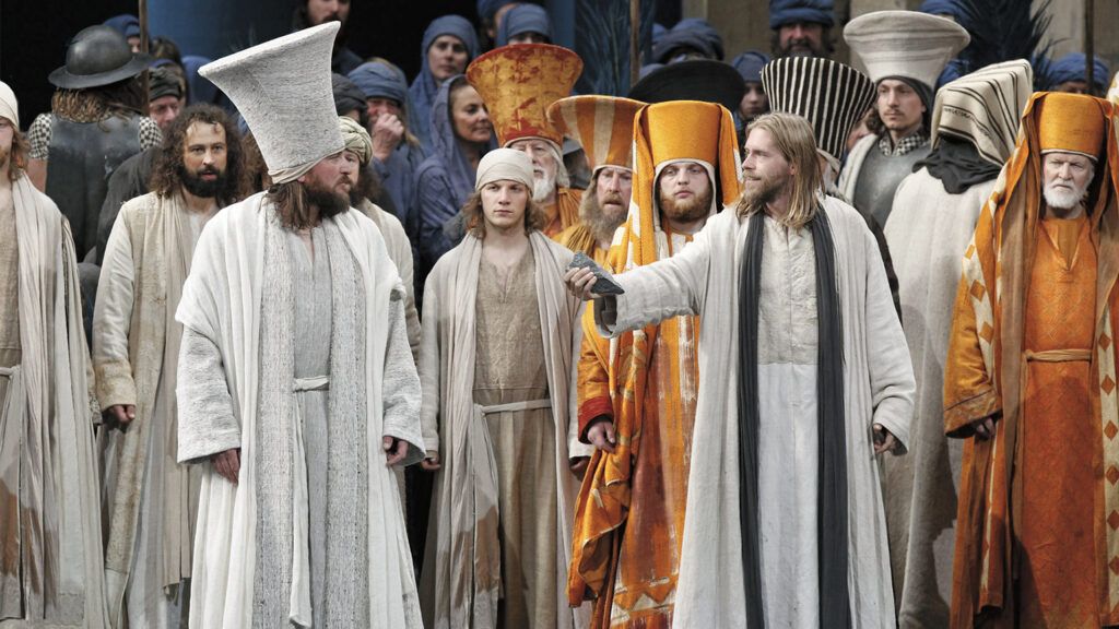 Citizens of Oberammergau performing the centuries-old play in 2010