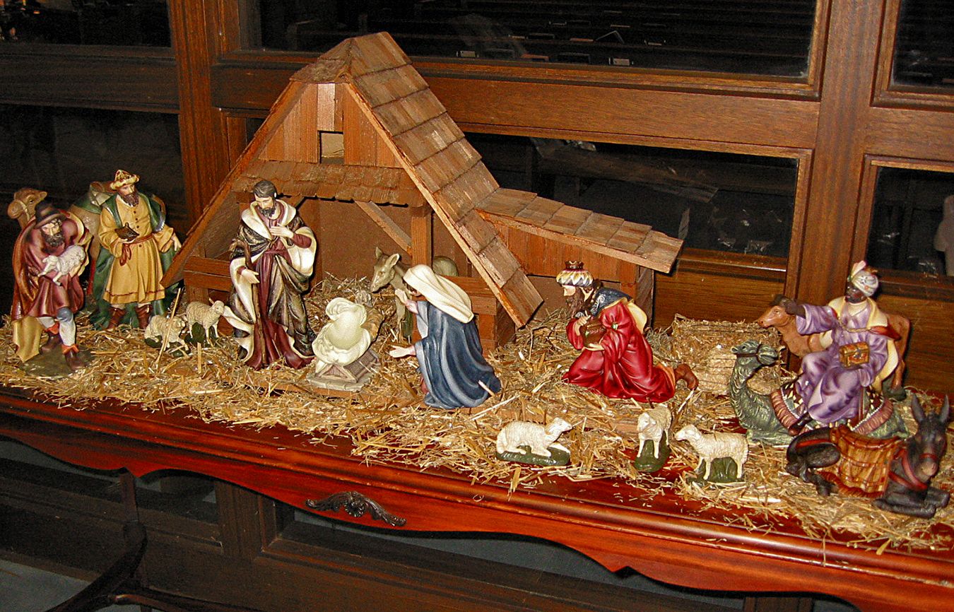 A typical Nativity set like so many families display in their homes