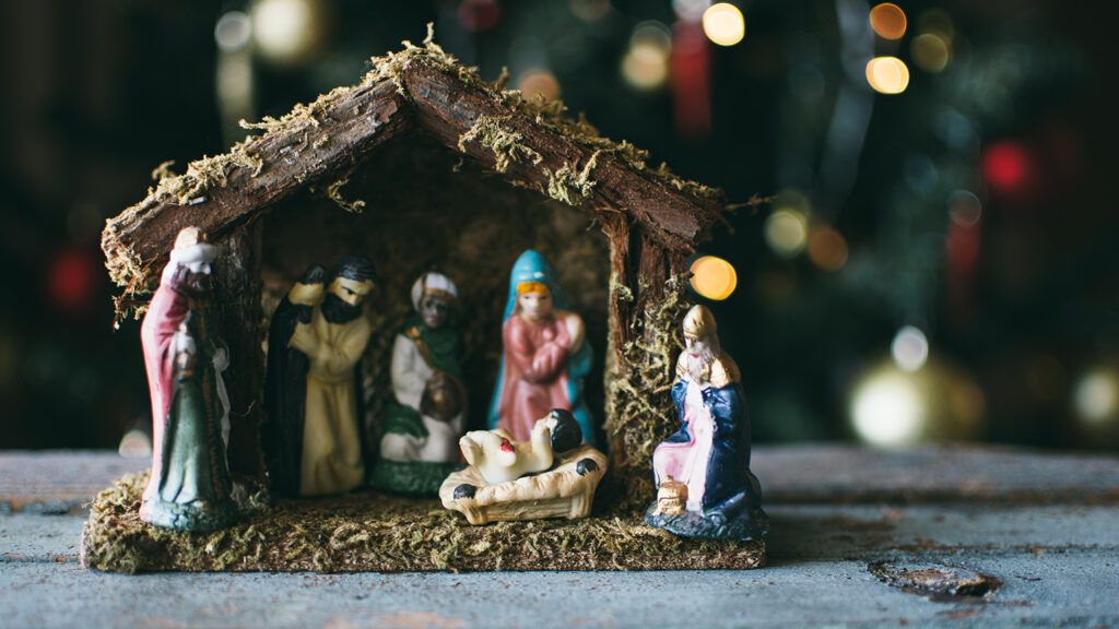 A nativity scene
