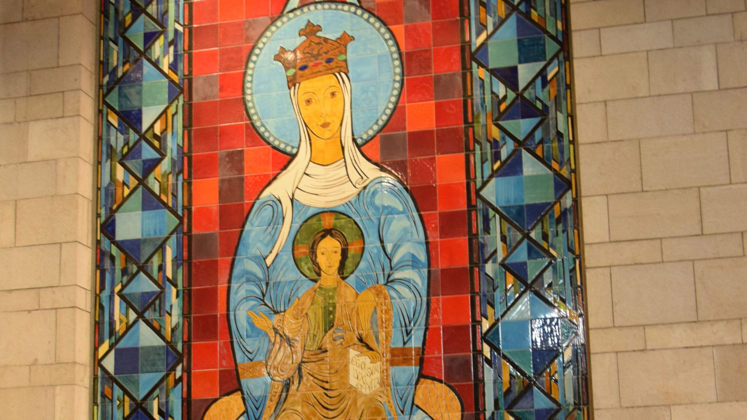 Mary and Jesus at the Church of the Annunciation, Photo credit: Brooke Obie