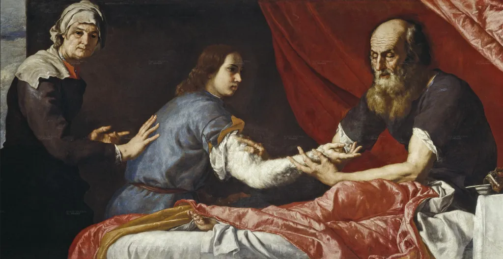 Isaac Blessing Jacob, 1637 by Jusepe de Ribera.