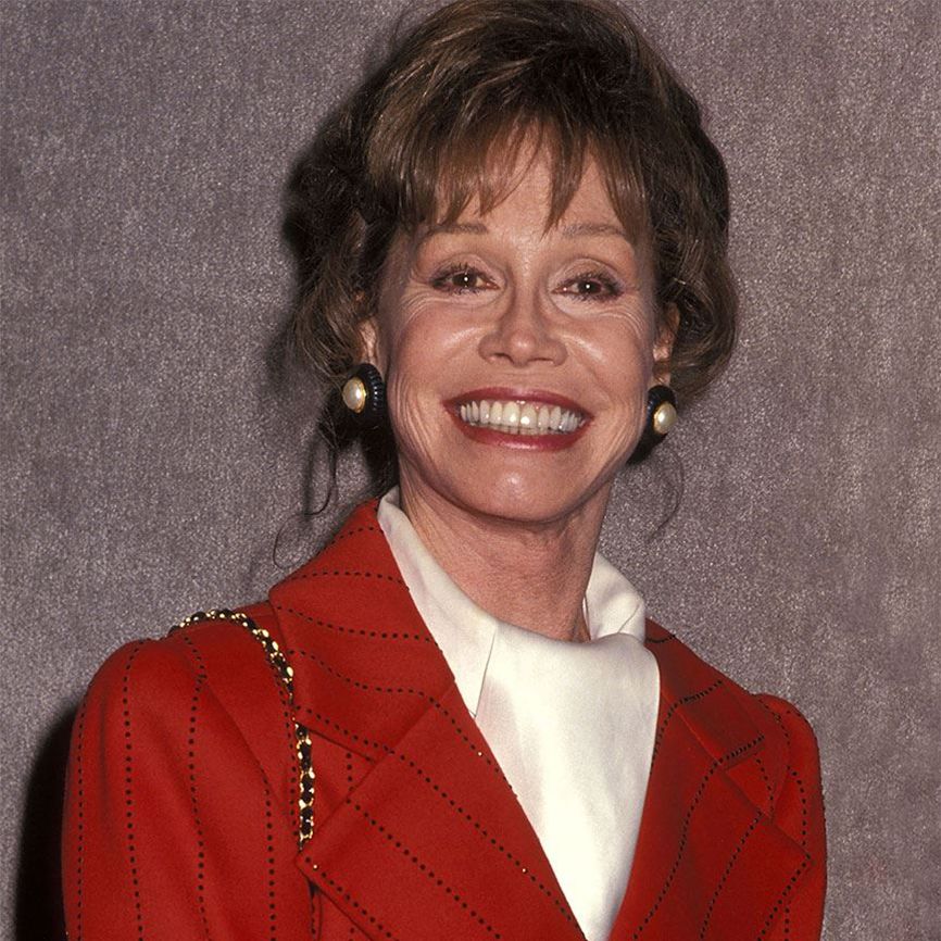 Actress and author Mary Tyler Moore