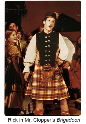 Rick in Mr. Clopper's Brigadoon