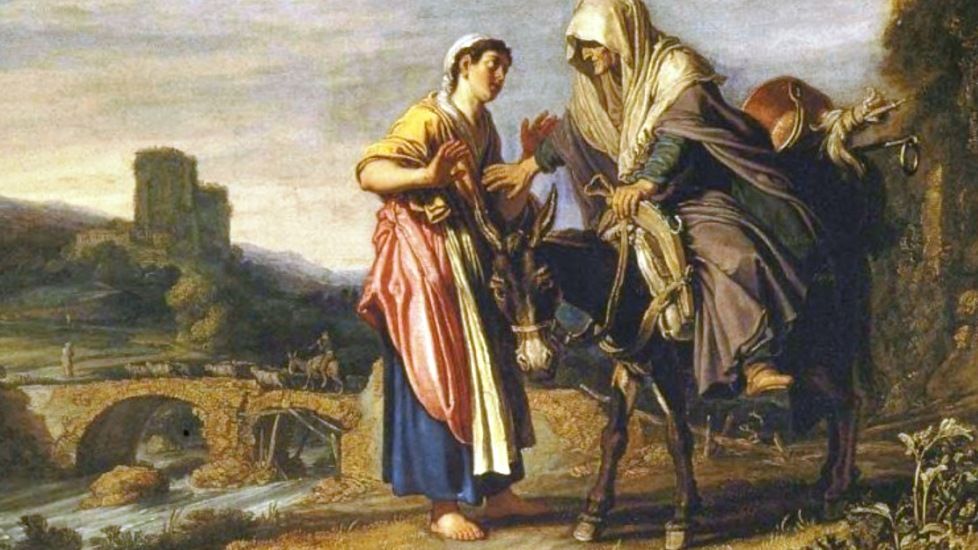 Ruth and Naomi by Pieter Lastman in stories of women of the Bible
