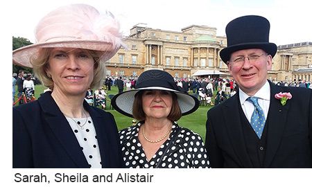 Sarah, Sheila and Alistair