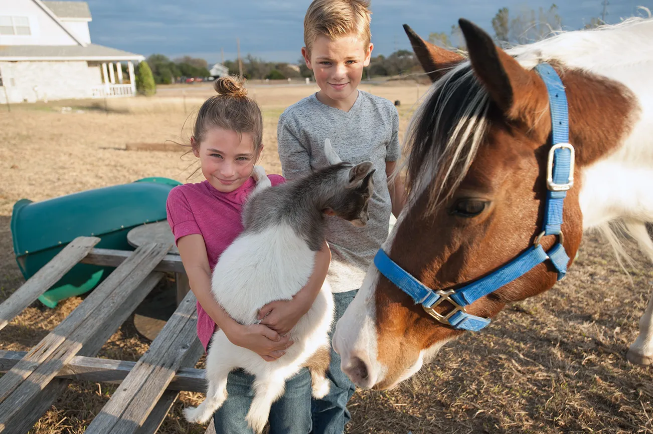 Natasha and Kirk hope that by learning to care for these animals, their kids will appreciate them while feeling a sense of accomplishment. 'There needs to be more compassion for life,' says Kirk.