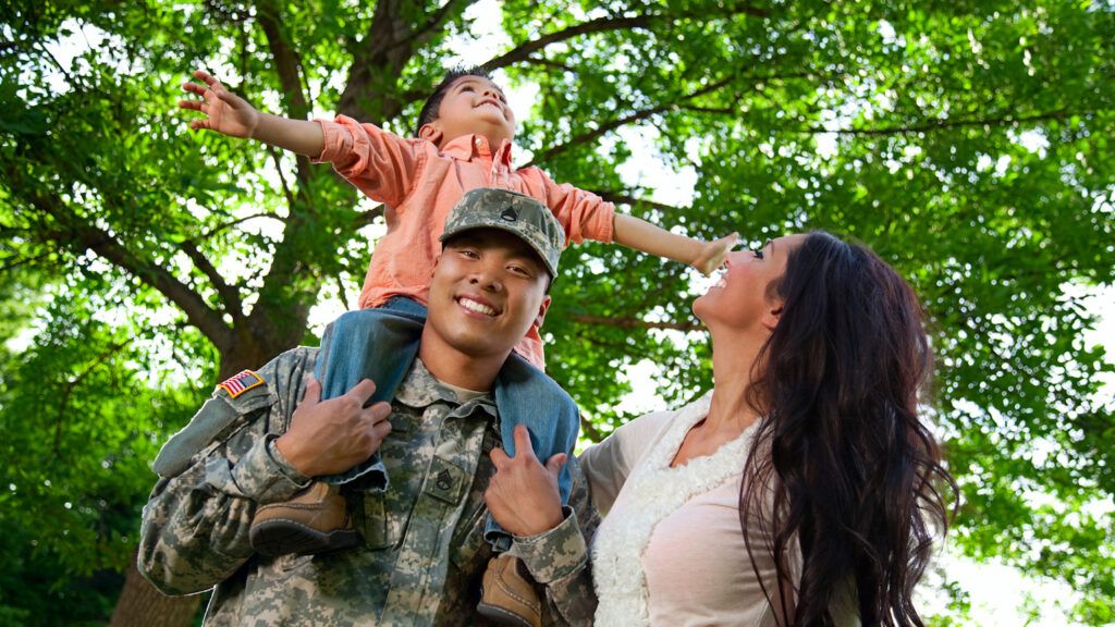 Speak words of affirmation to military families.