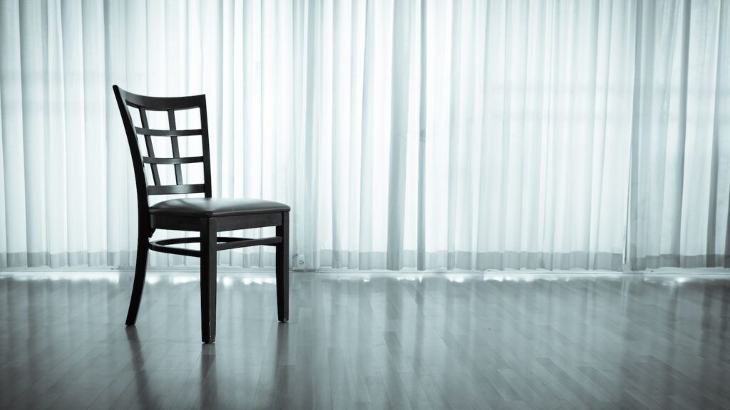 How an empty chair can help you pray