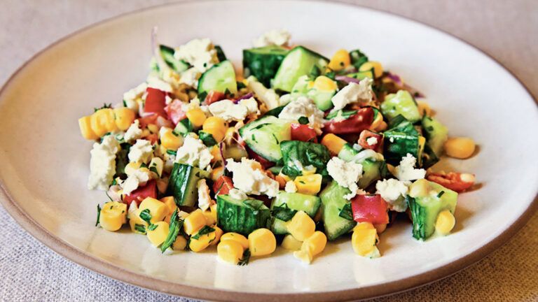 Corn Salad with Buttermilk Dressing