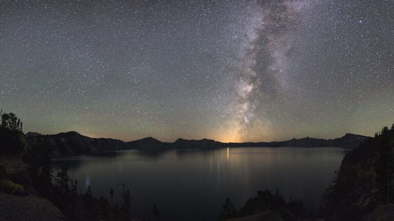 Stars light up the sky on the summer solstice
