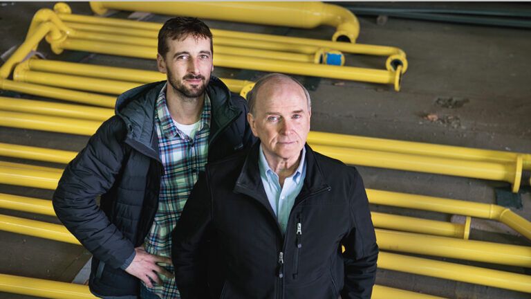 George started Envirosafe with his son, Mike