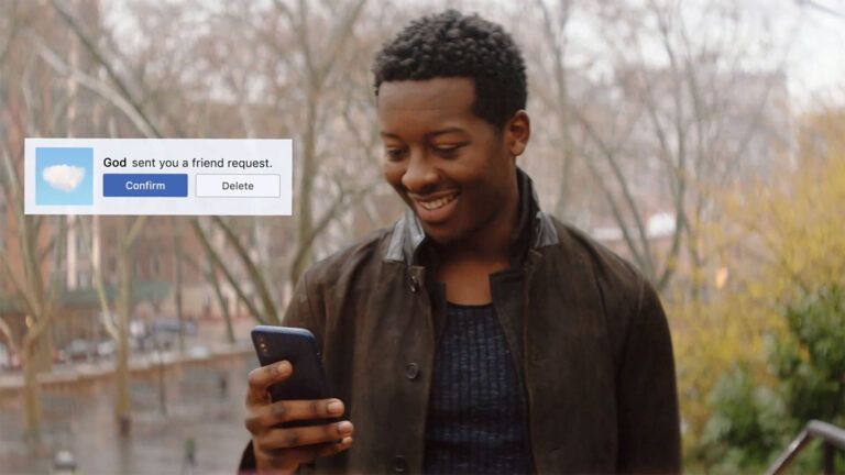 Actor Brandon Micheal Hall in a scene from God Friended Me