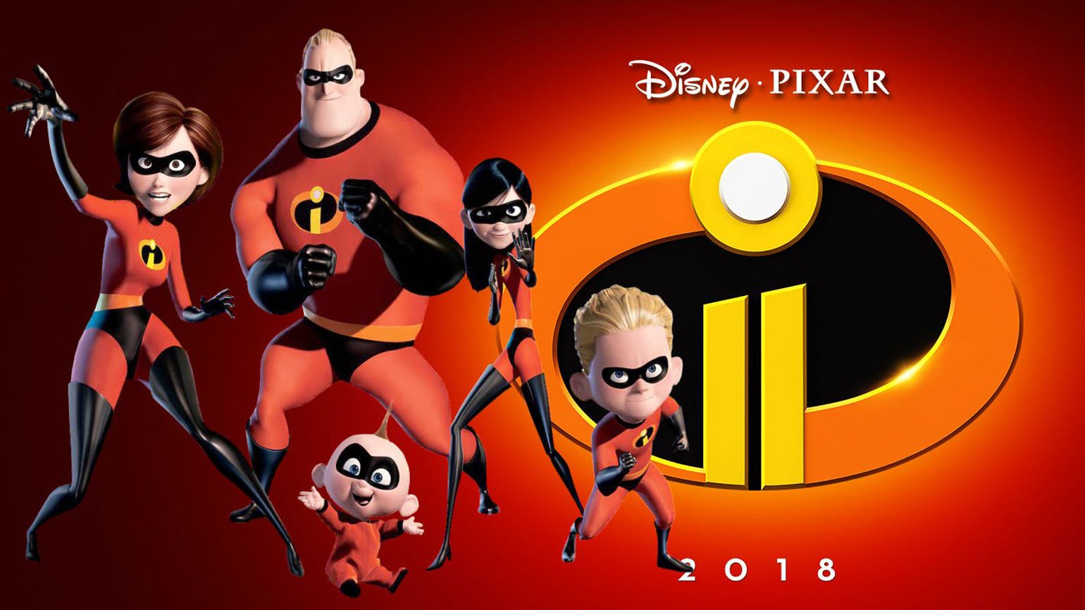 Promotional poster of 'The Incredibles 2'