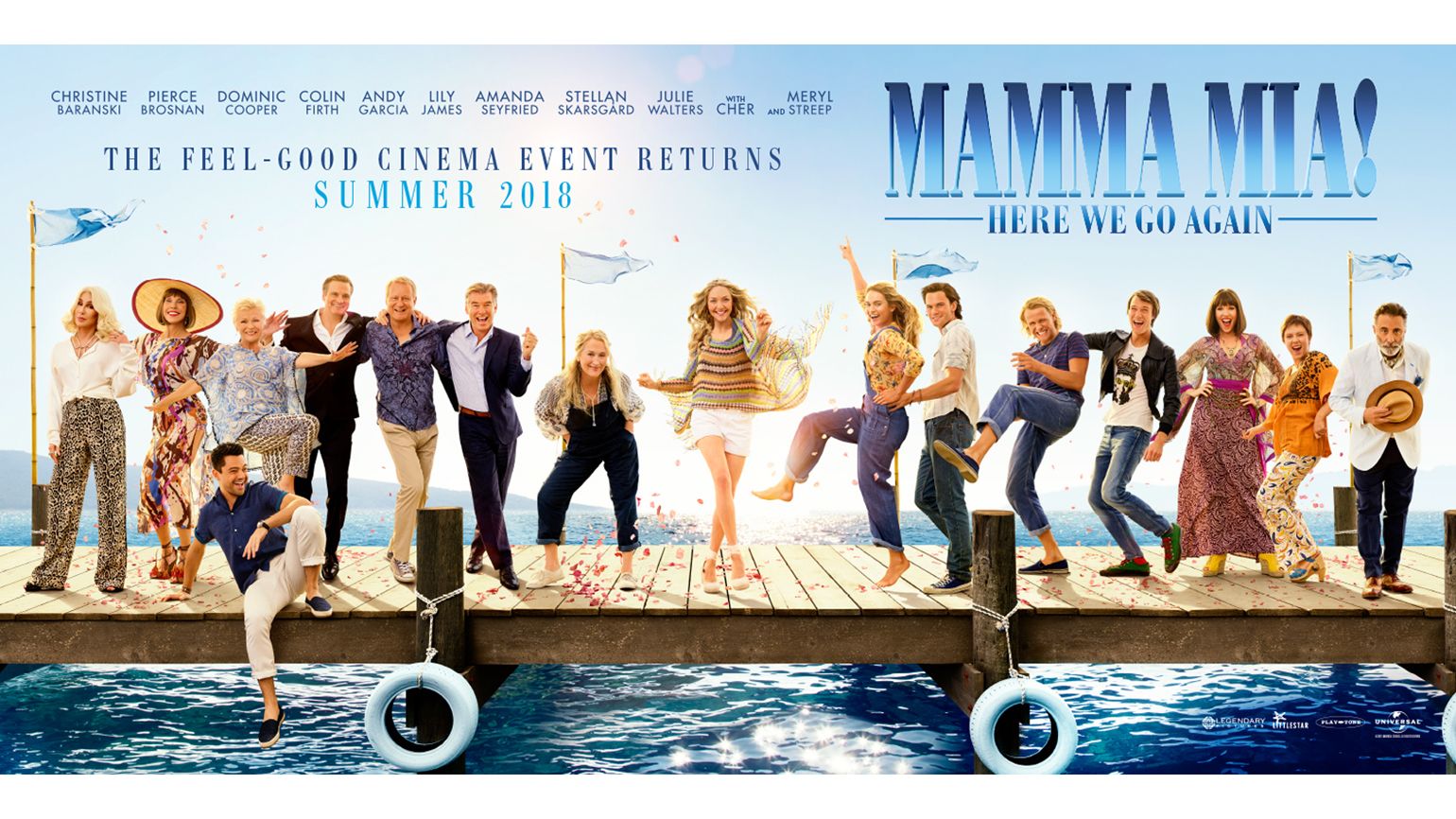 Promotional poster of 'Mamma Mia! 2'