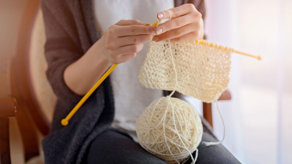Knitting for health