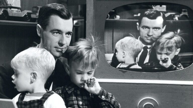 Fred Rogers with his sons