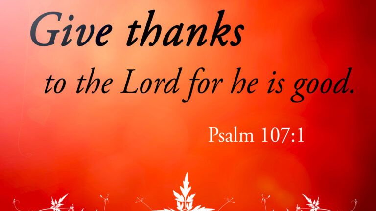 Pray the Psalms: Psalm 107