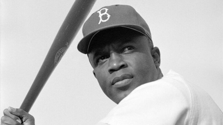 Baseball Hall of Famer Jackie Robinson