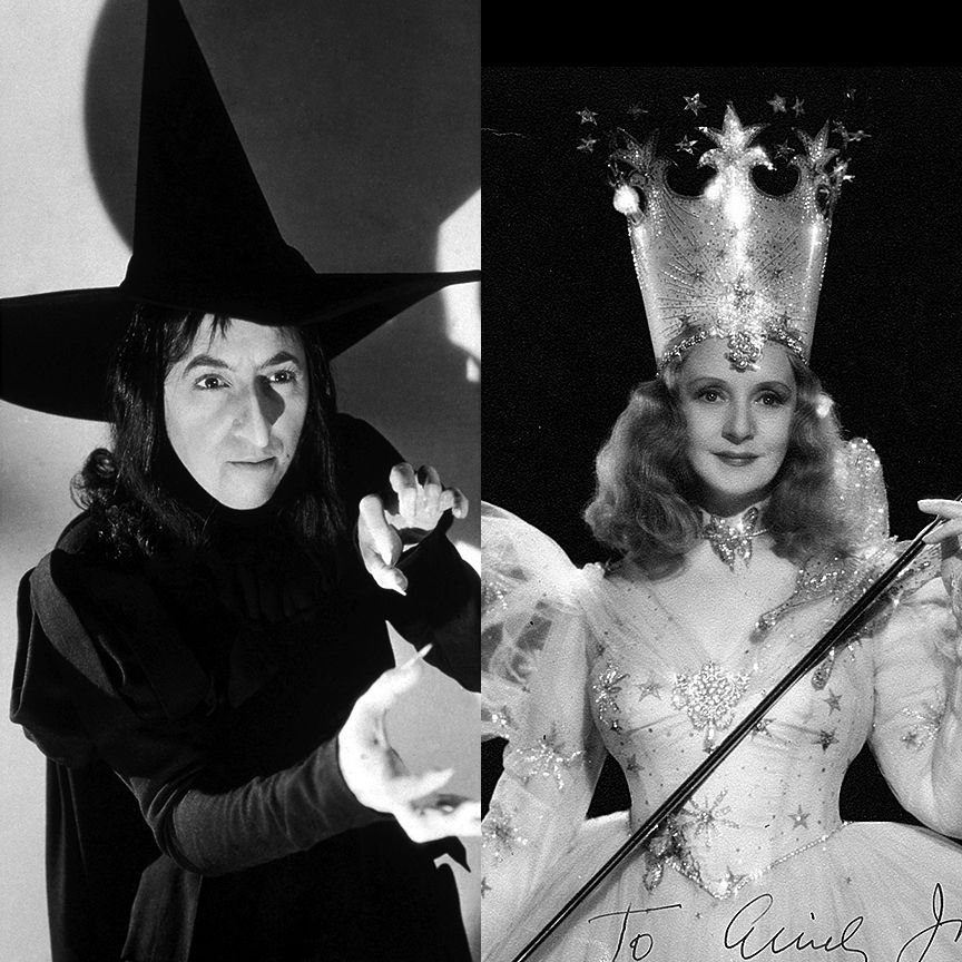 Margaret Hamilton, the actress who played the Wicked Witch of the West, was, at 36, eighteen years younger than Billie Burke, who was 54 when she played the Good Witch of the North.