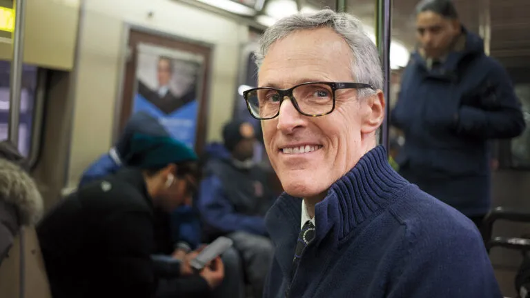 Rick Hamlin on the downtown A train