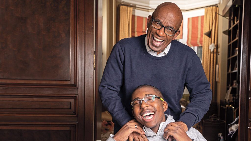 The Today Show's Al Roker with his son, Nick