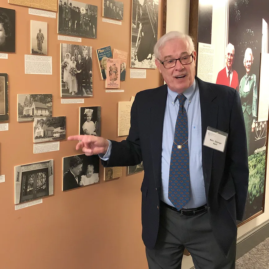 Longtime Peale Center archivist Rev. George Hart.