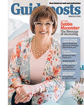 Debbie Macomber on the cover of the July 2019 Guideposts