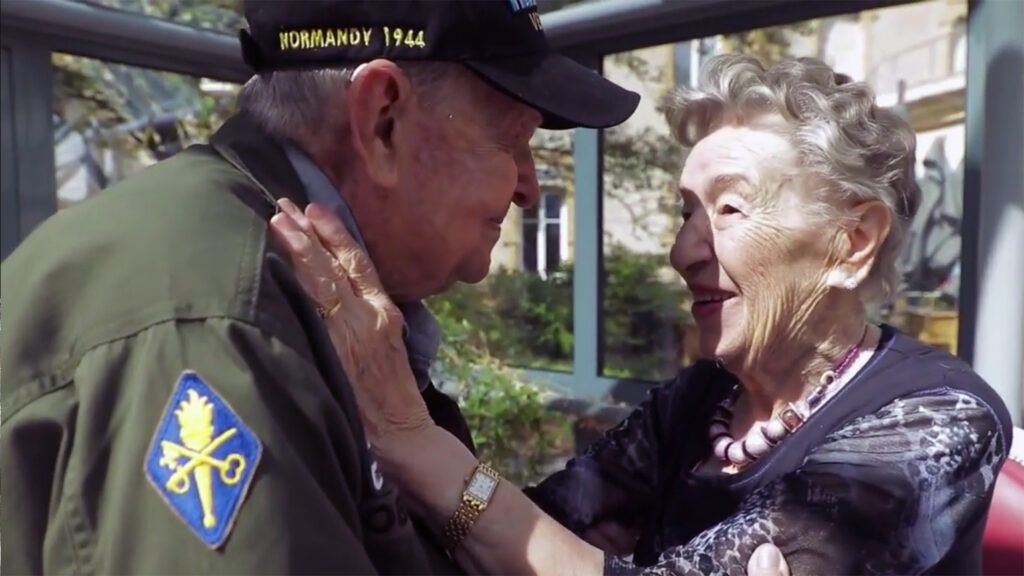 K. T. and Jeannine are reunited after 75 years
