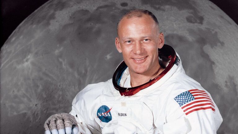 Apollo 11 crew member Edwin "Buzz" Aldrin