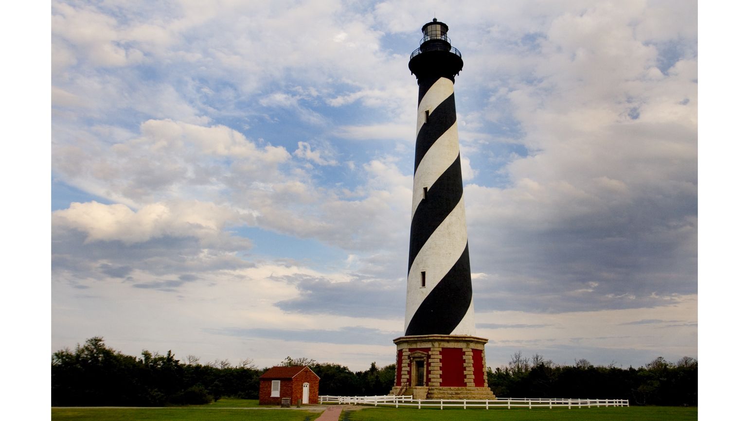 Cape Hatteras Lighthouse in Buxton North Carolina.