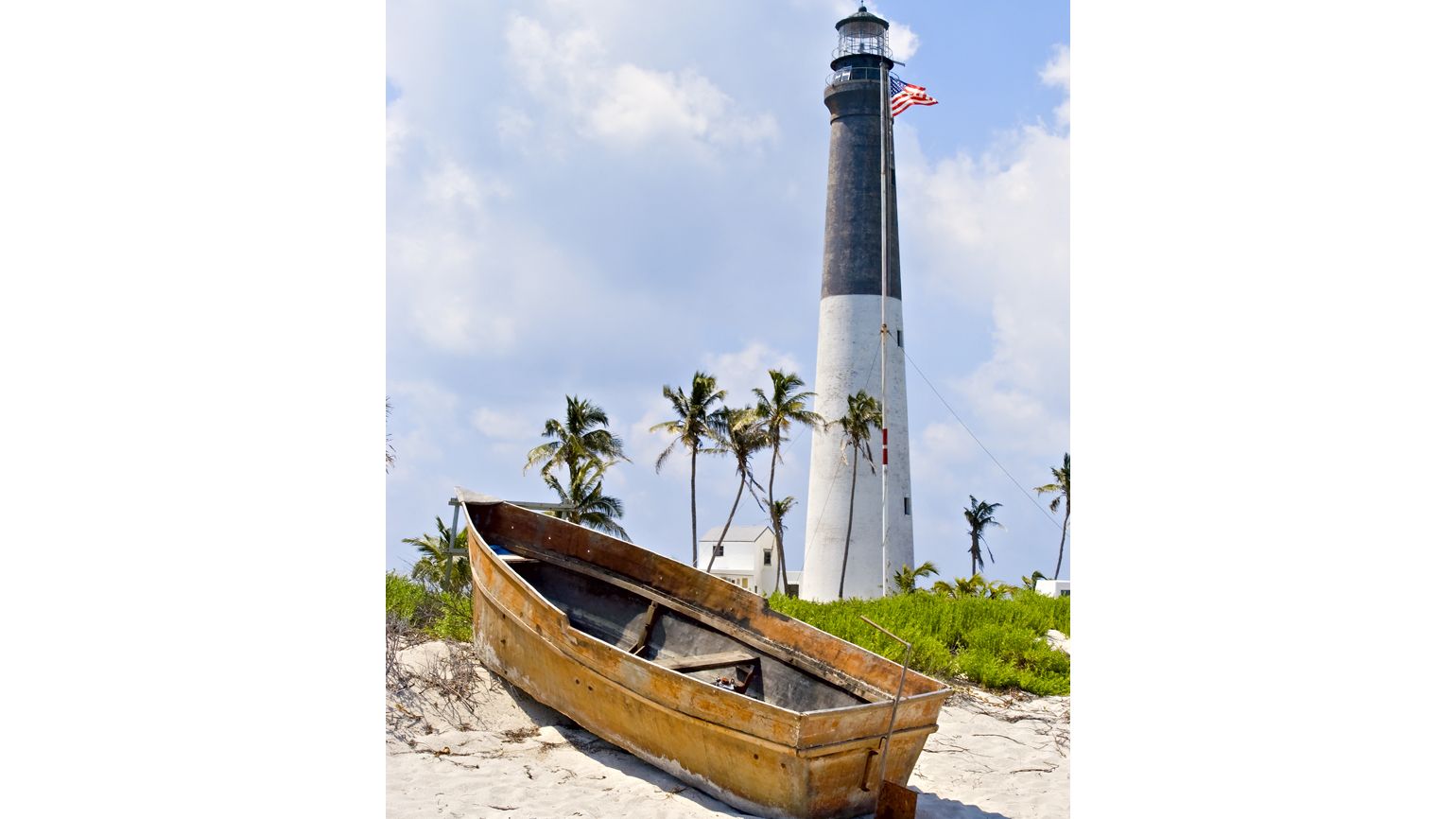 Loggerhead Lighthouse in the Dry Tortugas, Florida