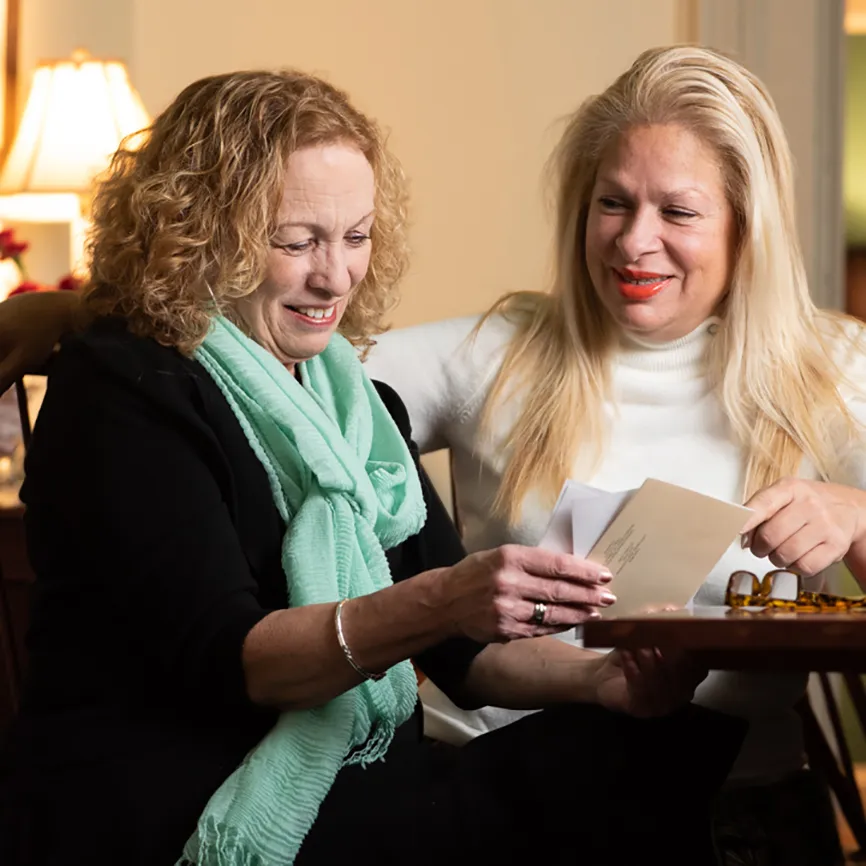 Charlene (left) and Maria