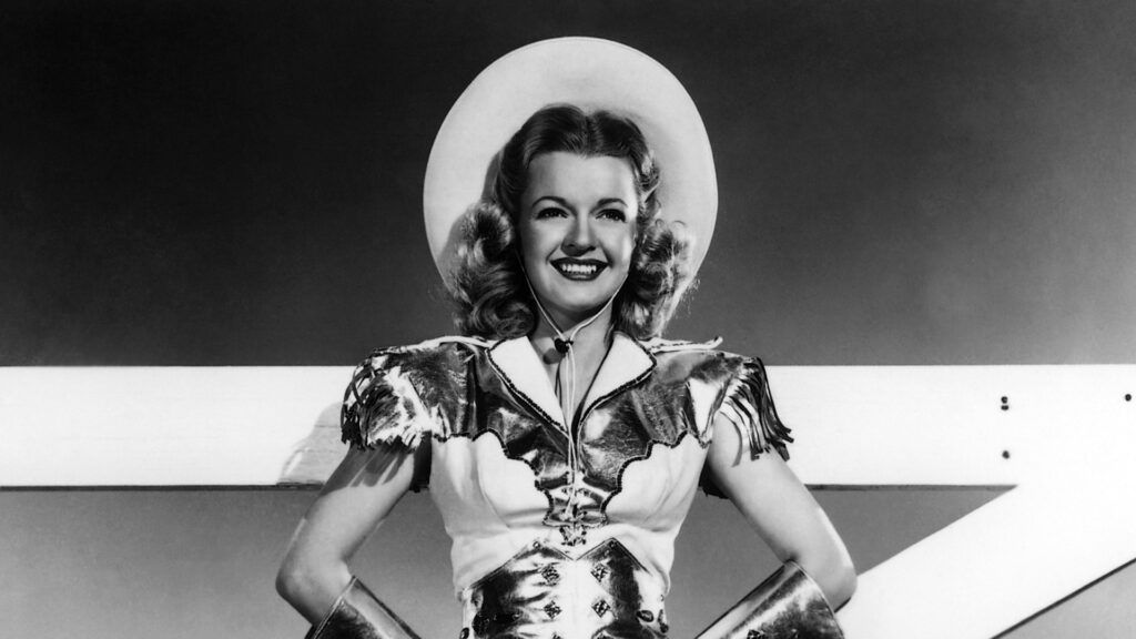 Singer and actress Dale Evans