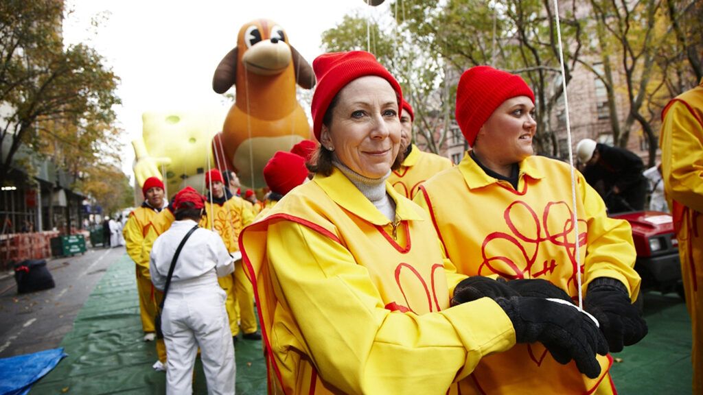 Ann Matturro Gault in her Macy's Thanksgiving Day Parade outfit