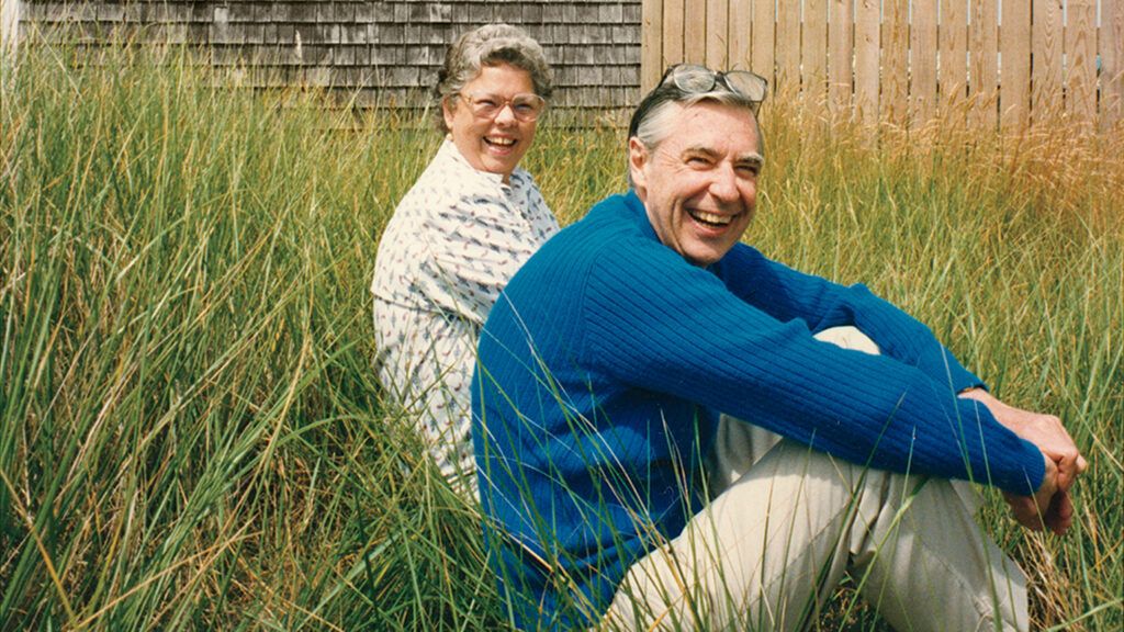 Joanne and Fred Rogers in 1992