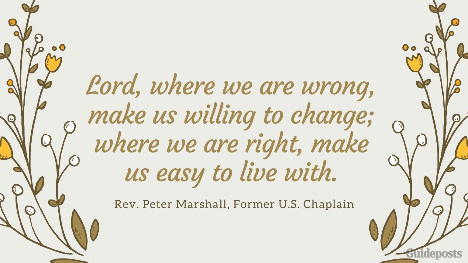 Inspirational Peter Marshall Quote Embracing Change Better Living Life Advice Managing Life Changes
