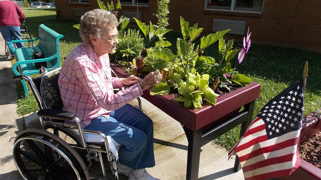 Man Designs Elevated Gardens for People with Accessibility Challenges